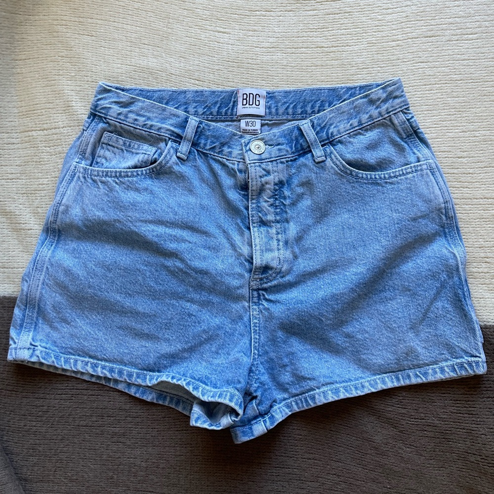 BDG High-Waisted Mom Jean Shorts